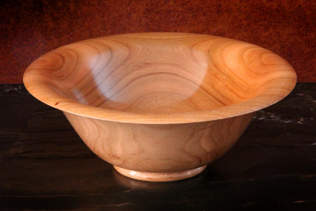 Cherry Wide Lip Bowl Nov 2014