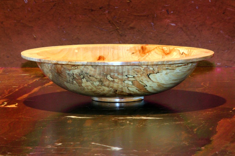 Spalted Sycamore Wide Rim Nov 2014 A